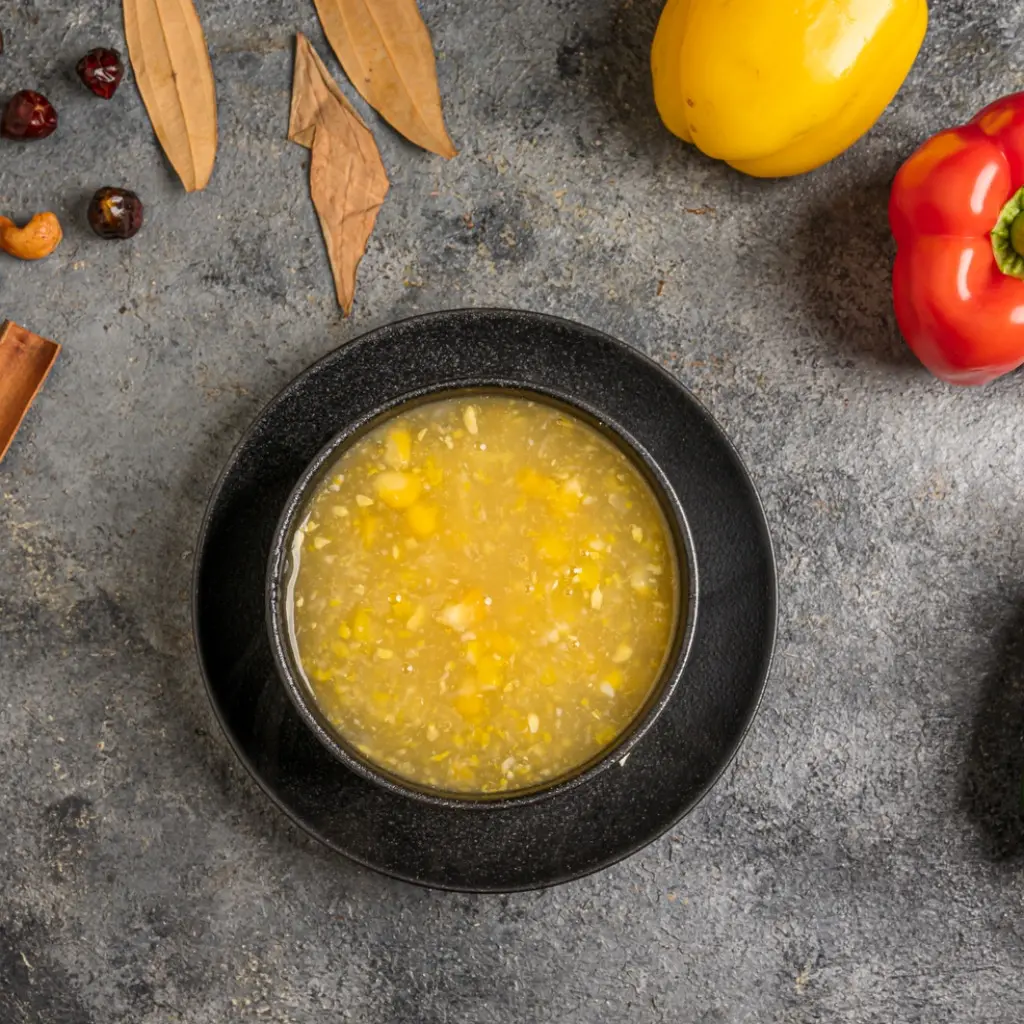 شوربة الذرة الحلوة خضار